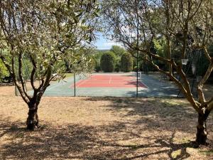 Villa Bois Romay dans le Luberon avec piscine, tennis et pétanque.
