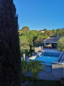 Villa Villa climatisée avec vue panoramique et piscine sans vis à vis. 210 Chemin de Lasparens 30360 Vézénobres Languedoc-Roussillon