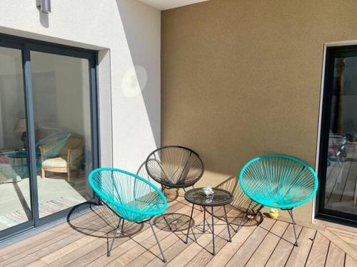VILLA D’ARCHITECTE À 400M DE LA PLAGE