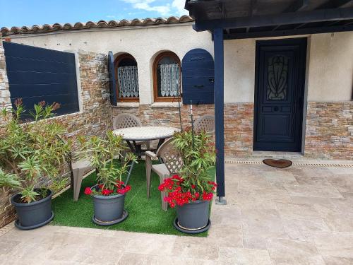 Villa d'une chambre avec piscine privee jardin clos et wifi a Canohes