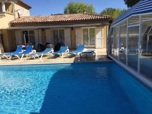 Villa de 2 chambres avec piscine privee sauna et jardin clos a Tourrettes