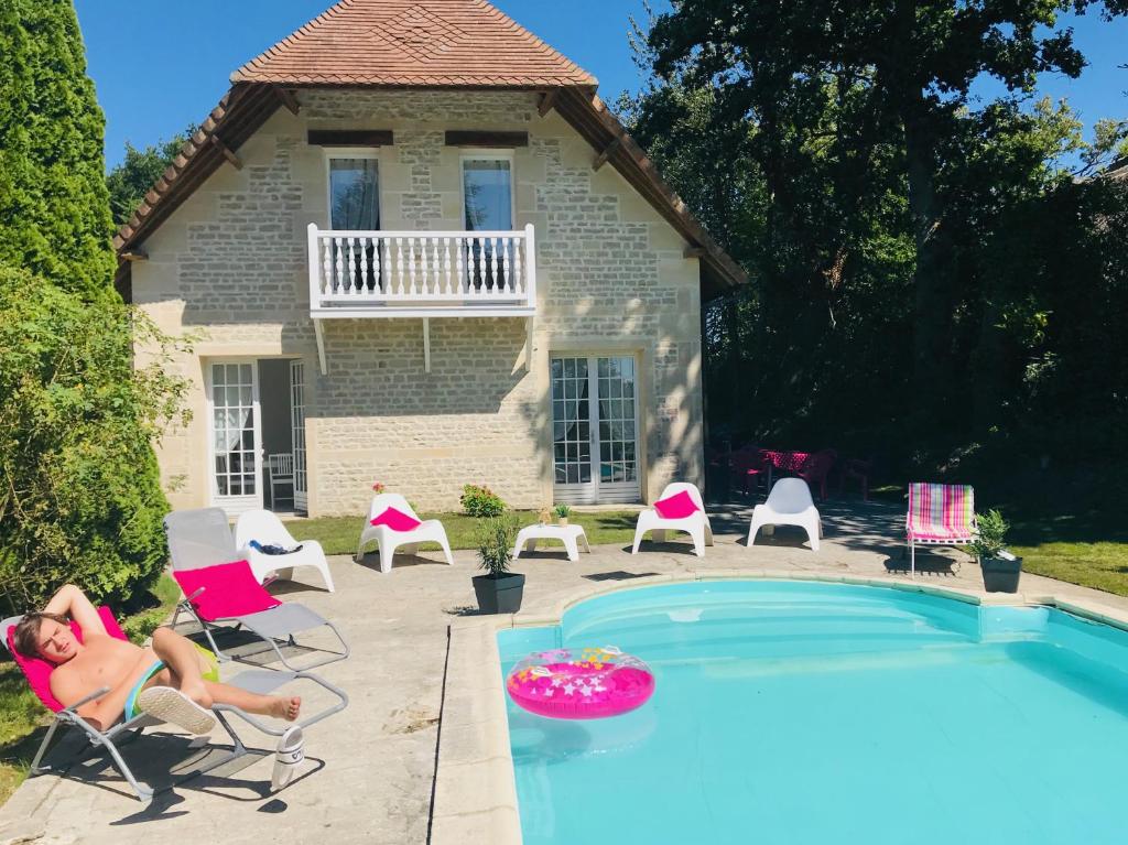 Villa de Charme Domaine privé Touques avec Piscine Privée 122 ALLEE DES NOYERS, 14800 Touques