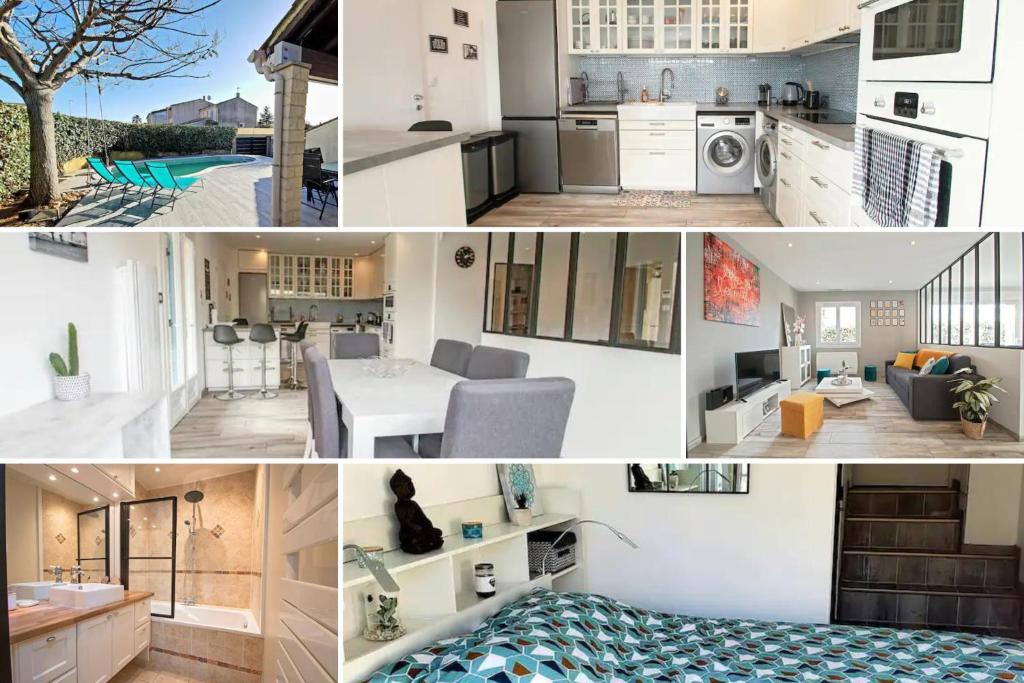 Villa Villa du soleil, piscine, à 10 mins de Montpellier 2 Rue Léon Gambetta 34740 Vendargues