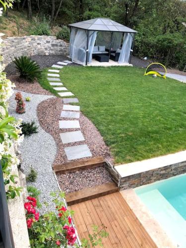 Villa familiale avec piscine terrasse