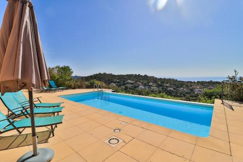 Villa marly mit Meerblick und Pool