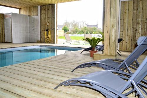 Villa piscine pour 10 personnes à Guissény