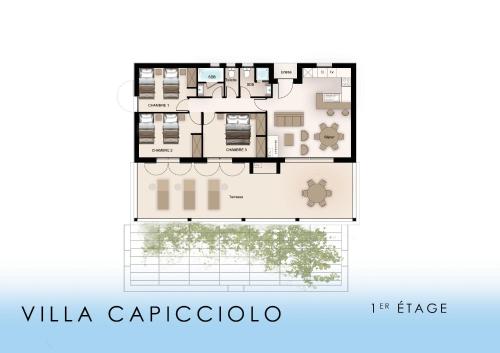 Villas Valinco Capicciolo vue-proche mer-piscines
