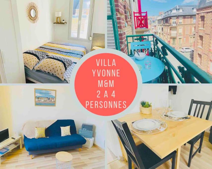 Appartement Villa Yvonne M&M à 50m de la plage 56 Rue Henri Lebeuf, 80350 Mers-les-Bains