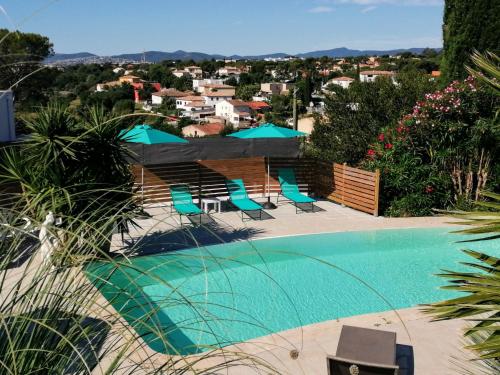 VILLAS-Piscine les MIMOSAS Fréjus france