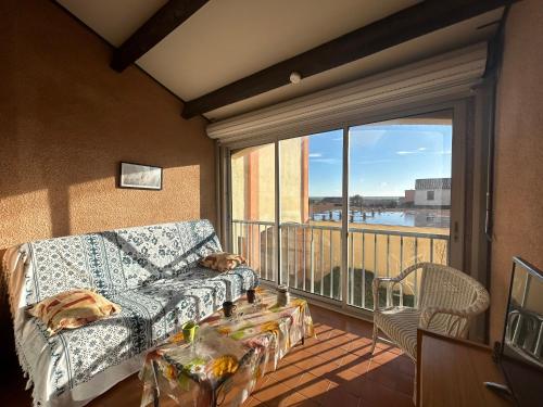 Appartement Vue mer appartement 4 personnes piscine et tennis 4JM129 129 résidence Les Jeux de la Mer Le Barcarès