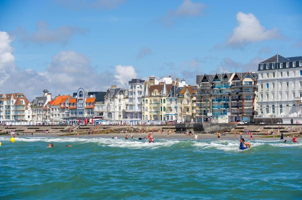 Appartement Vue mer L'aiglon T2 Balcon parking privé 46 Rue Napoléon, 62930 Wimereux