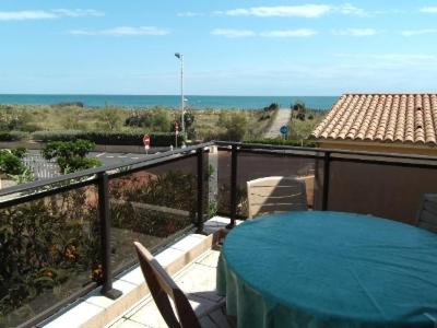 VUE MER Maison individuelle 30 m de la plage 4 chambres 10 couchages jardin parking LXRM26 Portiragnes france