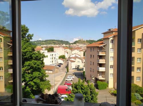 Vue sur Vienne et Théatre Antique Sainte-Colombe Chambre meublée Sainte-Colombe france