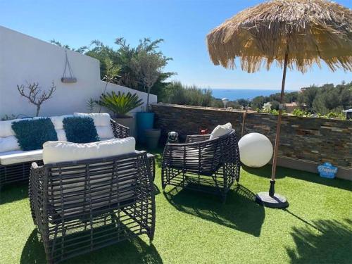 VUEMER Bandol - Appartement avec GRANDE TERRASSE de 45m2 VUE MER - PARKING Bandol france