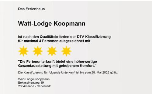 Watt Lodge ****(DTV) Schweiburg allemagne