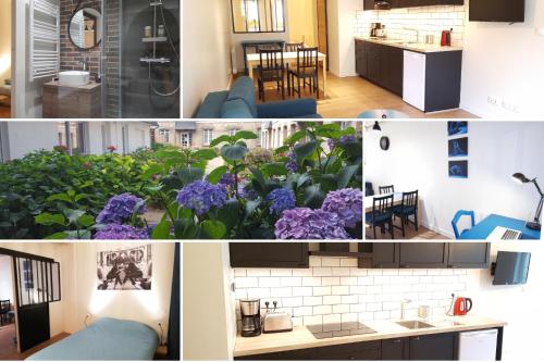 Appartement Welk'Home Loft Rouen CHU - Coeur Historique Rez-de-Jardin 10 Rue Eau de Robec Rouen