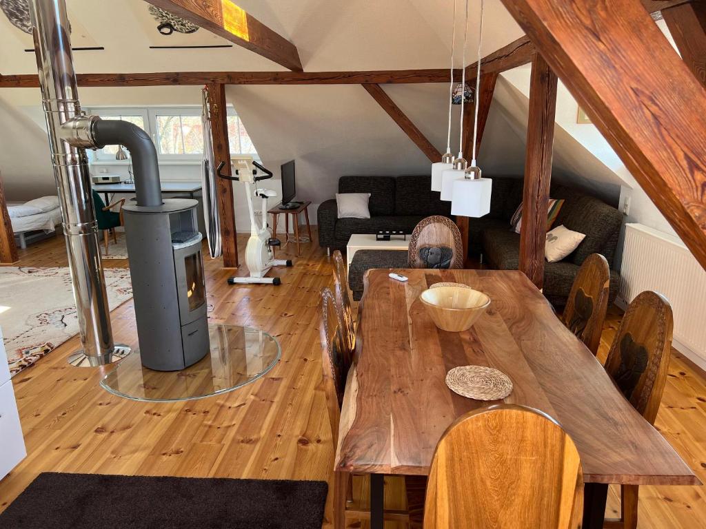 Maison d'hôtes Westfälischer Hof - Loft Lehniner Allee 47, 14797 Göhlsdorf
