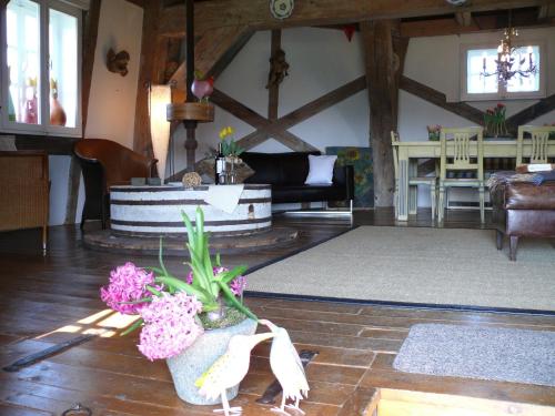 Maison de vacances Windmill Holiday home in Farve garden and panoramic views  Wangels