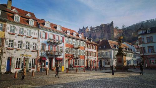 Wohnen unter dem Schloss Heidelberg allemagne