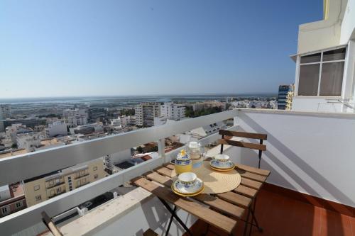 Wonderful view in the city center Faro portugal