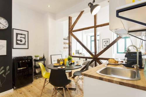 Appartement Yellow Design Estudio Chiado com Ar Condicionado Rua Nova da Trindade Lisbonne