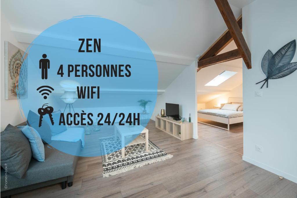Appartement ✰ Zen - Wifi- Boite à clef ✰ 12 Rue de Seine, 91100 Corbeil-Essonnes